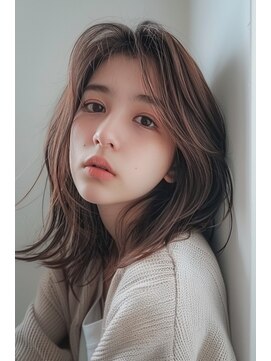 ルル(Lulu) アシッドベージュボブミディ