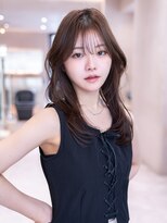 ドットハリス(.Hallis)&nbsp;似合わせカット×ダークアッシュ/ヨシンモリ/韓国ヘア/顔周り