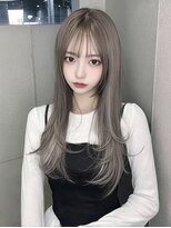 レア 新越谷(LEA) 上品ロングレイヤー × ベージュブラウン