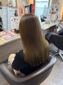 アンサ 藤森店(ANSA) 艶髪ストレート×ナチュラルブラウン