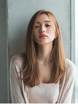 ロッソ 大橋店(Rosso) ベージュブラウンのナチュラルロング【大橋】