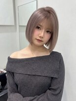 ワンズミラー 原宿(ONE's MIRROR)&nbsp;ハッシュカットグレージュデザインカラーツートンカラー原宿駅