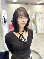 ヘルツ(Hz)&nbsp;韓国風ぱつっとミディボブ