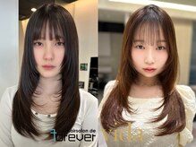 hairsalon de Forever vida 韓国レイヤーカット/韓国ヘア/ブリーチ/ボブ/髪質改善