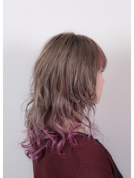 クリップ ジョイント ゴッド(CLIP JOINT GOD) ハイトーンアッシュ＆裾カラー