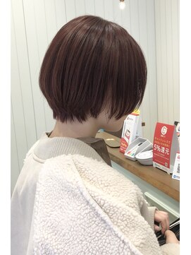 モリオフロムロンドン 大宮店(morio from London) 【morio坪井】ボルドーショート