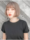 王道内巻きワンカールボブ