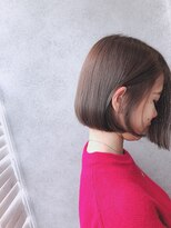 ヘアサロンエム 渋谷店(HAIR SALON M) 外ハネボブ/アッシュブラウン/ネオウルフ/デザインカラー