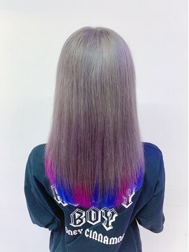 キャンディーシロップ(Candye Syrup) シルバー×ブルーピンク