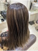 【NORA UMEDA 高木】3Dコントラストハイライトカラーグレージュ