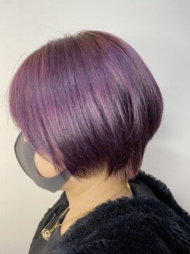 フレア ヘア サロン(FLEAR hair salon) 20代30代人気♪パープルショート☆イメチェン _ラベンダーカラー