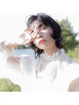 アニータバイガネイシャ(Aujua anita by ganesha)&nbsp;外ハネゆるふわスタイル#髪質改善#長浜#ブリーチ#ダブルカラー