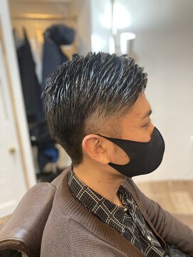メンズヘアサロン ソラ(sora) ☆男前男子のツーブロック。オイルワックスでバチッと。☆