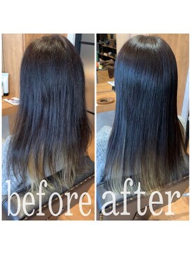 マナヘアー 倉敷(Mana Hair) 髪質改善 before after