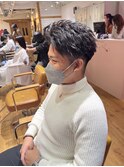 MEN'S HAIR ソフトツイスト×サイドパート
