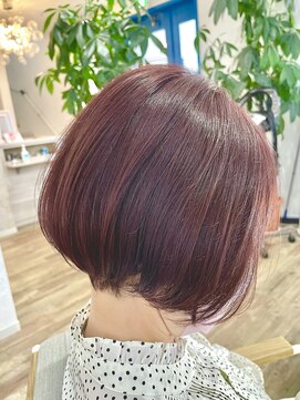 リリィ(Lily) ショートボブ 暖色カラー