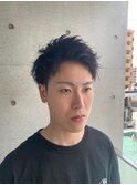 メンズピンパーマスタイル