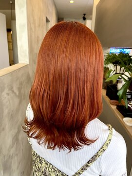 サロンド ココ(Salon de COCO) オレンジブラウンカラー