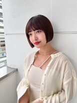 サンド 鹿児島中央(sand)&nbsp;黒髪/グレーベージュ/レイヤーロング/前髪パーマ[鹿児島中央駅]