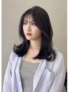 ソヨン 栄2号店(SOYON) 顔周りカット/韓国レイヤー/グレージュ２