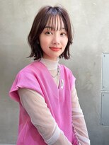 エース (ACE)&nbsp;ACE 横浜 透明感シースルーバング×柔らかグレージュ