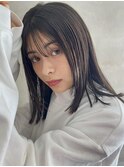 ストレート×ウェットスタイリング