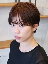 シエスタ(SIESTA)&nbsp;大人ショート　顔周りカット　ブラウンカラー　ショートボブ