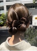 ヘアアレンジ×和装アレンジ