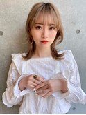 レイヤーロング/ヘルシースタイル/韓国ヘア/ベビーピンク/吉祥寺