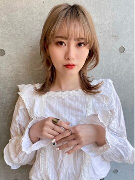 エジョン 三鷹店(Aejon) レイヤーロング/ヘルシースタイル/韓国ヘア/ベビーピンク/吉祥寺