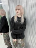 ▽□□▽ウルフカット×ハイトーン