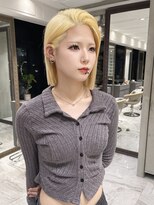 ロンド ジュルード 名古屋(Lond jeloud)&nbsp;バッサリボブ×ブロンド