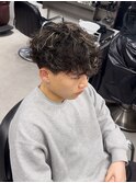 【GROOMER/S稲田】スペインカールハイライトパーマ スタイル