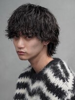 フィフスパーク(fifth PARK) 渋谷緩め波巻きスパイラルパーマメンズウルフカット19時以降