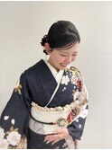 成人式ヘアセットツインカチモリケンニプモリ