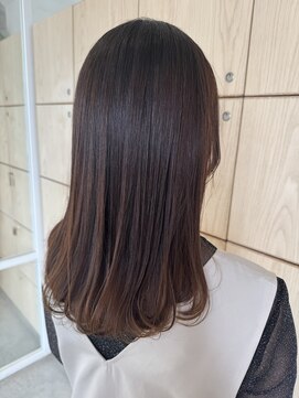 アドラーブル 万代店 (adorable) 裾カラー20代30代40代白髪ぼかしグラデーションカラーモテ髪