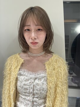 ミキサフレア(MIXSA FLAIR) layer × beige