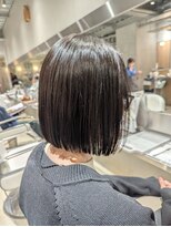 オーガニック リブ 川越(organic+live)&nbsp;10代20代かわいい切りっぱなしボブ