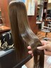 [ カット＋髪質改善縮毛矯正＋カラー+酸熱トリートメント ]