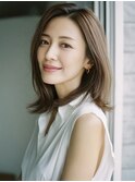 ☆ホワイトグレージュミニウルフデジタルパーマチェリーブラウン