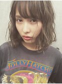 【切りっぱなしボブ/エアリーロング/美髪/ピンクブラウン/渋谷】