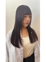 ルプラ アンテ(le-pla Ante)&nbsp;レイヤーカット、カシスレッド