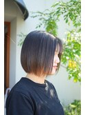 ★髪質改善#美髪ストレートヘア#ボブ#メルティーカラー
