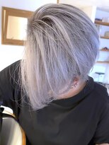 ブレイズヘアー(BLAZEhair) 【白髪と同化】脱白髪染めバレイヤージュ×ブリーチ3回