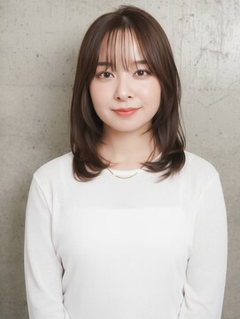 ニューヨークニューヨーク 守口店(NYNY) ナチュラル可愛いミディ×薄めバング