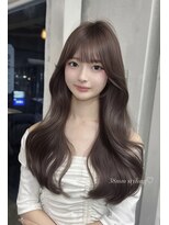 エル バイ ホーム(L by HOME)&nbsp;ブリーチなしダブルカラー/透明感マロングレージュ