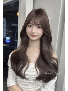 エル バイ ホーム(L by HOME) ブリーチなしダブルカラー/透明感マロングレージュ