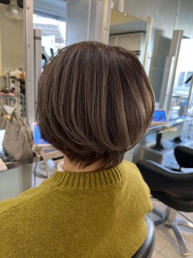 白髪ぼかしハイライト