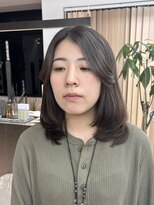 ロンドクロエ 横浜(Lond Chloe)&nbsp;ミディアムレイヤーカット/レイヤー/顔周り/韓国/髪質改善/横浜