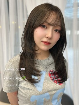 クム(kumu) 韓国へア/レイヤー/顔周り/ボブ/透明感カラー